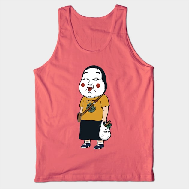 Charming Girl from the Market Tank Top by pigboom